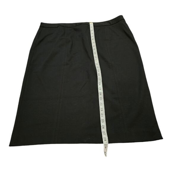 Lane Bryant Black Exposed Zipper Bandage Stretch Midi Pencil Skirt Plus‎ Size 18 - Picture 5 of 7